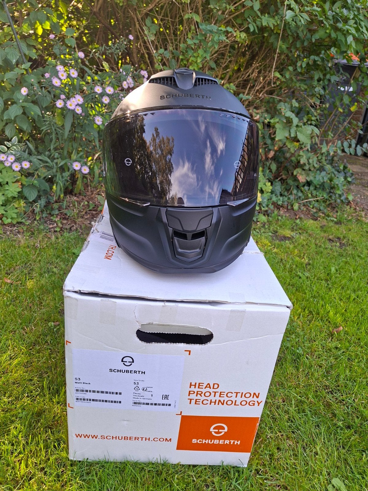 Schuberth S3 integraalhelm Matt Black Maat XS met xtra vizie, Overige merken, XS, Systeemhelm, Ophalen of Verzenden