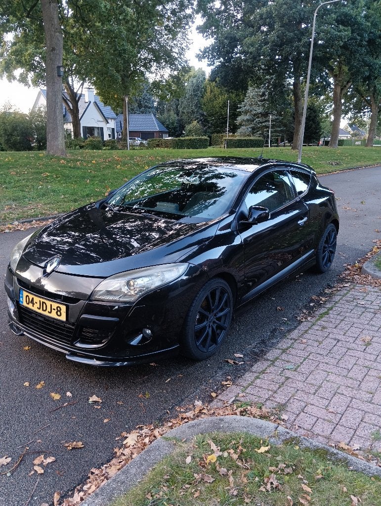 Renault Mégane Coupé 2.0 TCe, Zwart, Turbo, APK, Betrouwbaar, Auto's, Voorwielaandrijving, Stof, 4 cilinders, Zwart