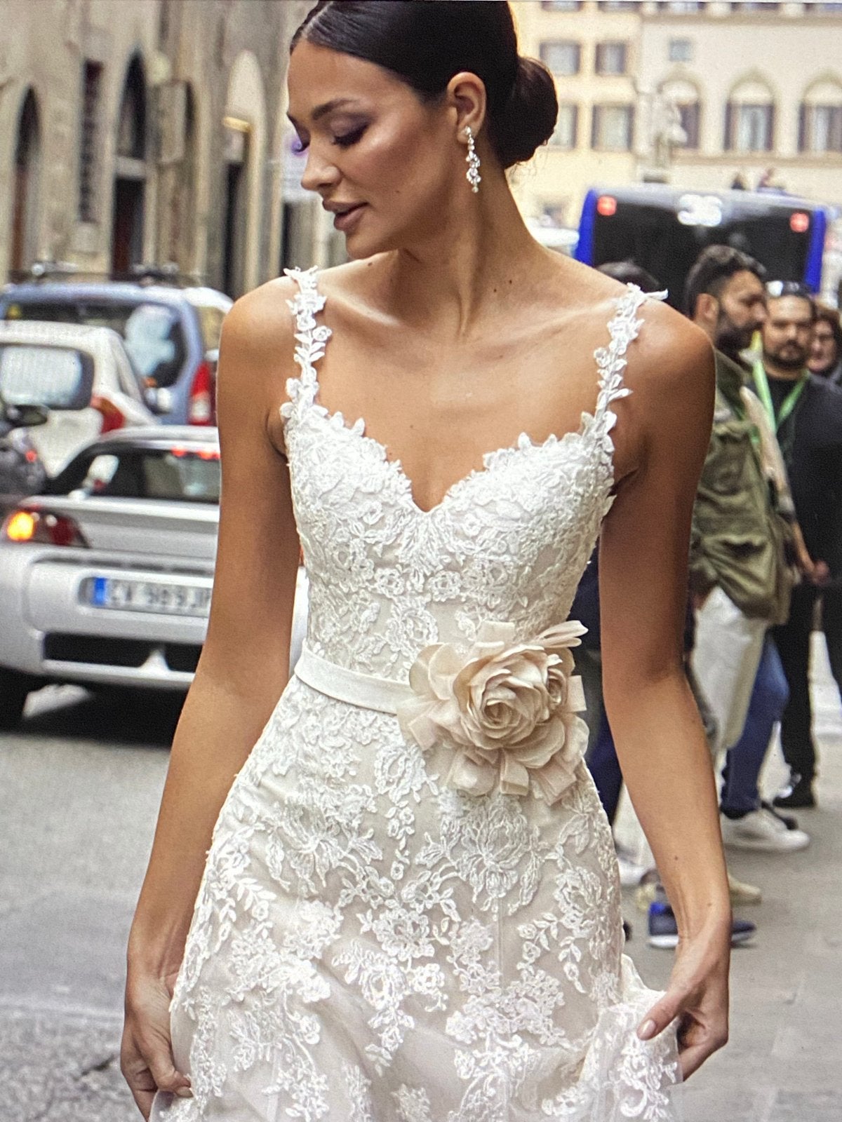 Nieuwe Diane Legrand Trouwjurk - Elegant & Romantisch, Ophalen, Nieuw, Wit, Trouwjurk