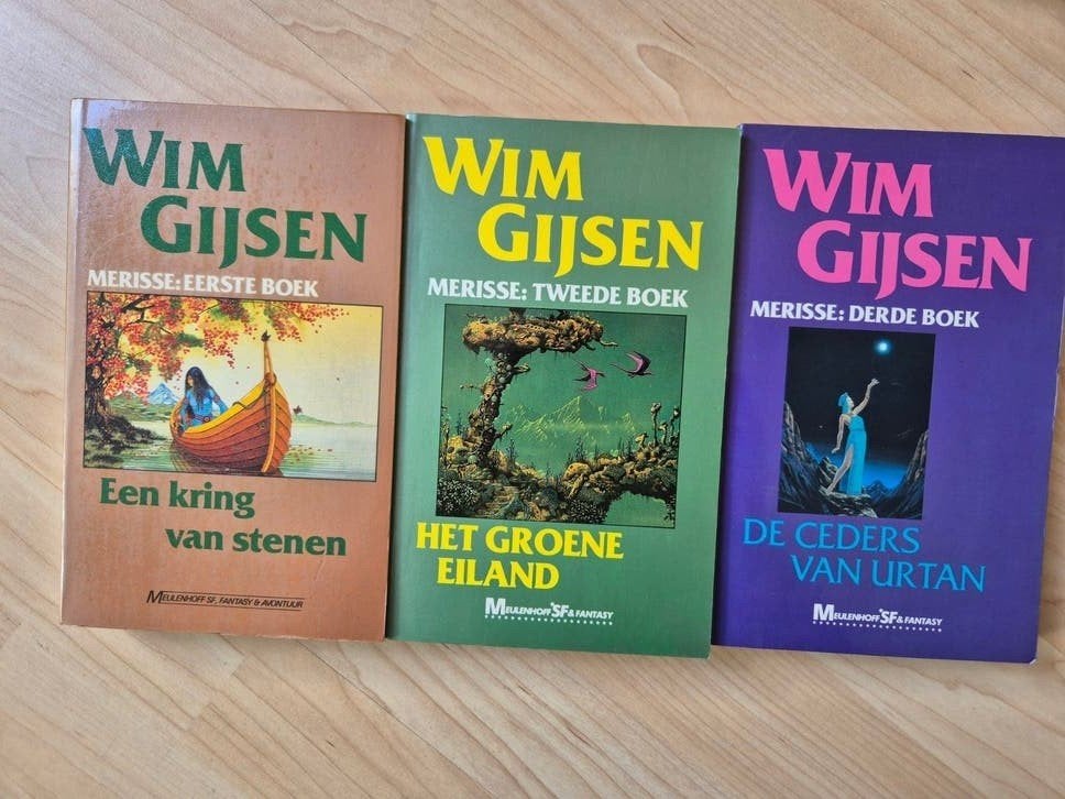 Wim Gijsen - Merisse Trilogie (3 boeken), Ophalen, Gelezen, Wim Gijsen