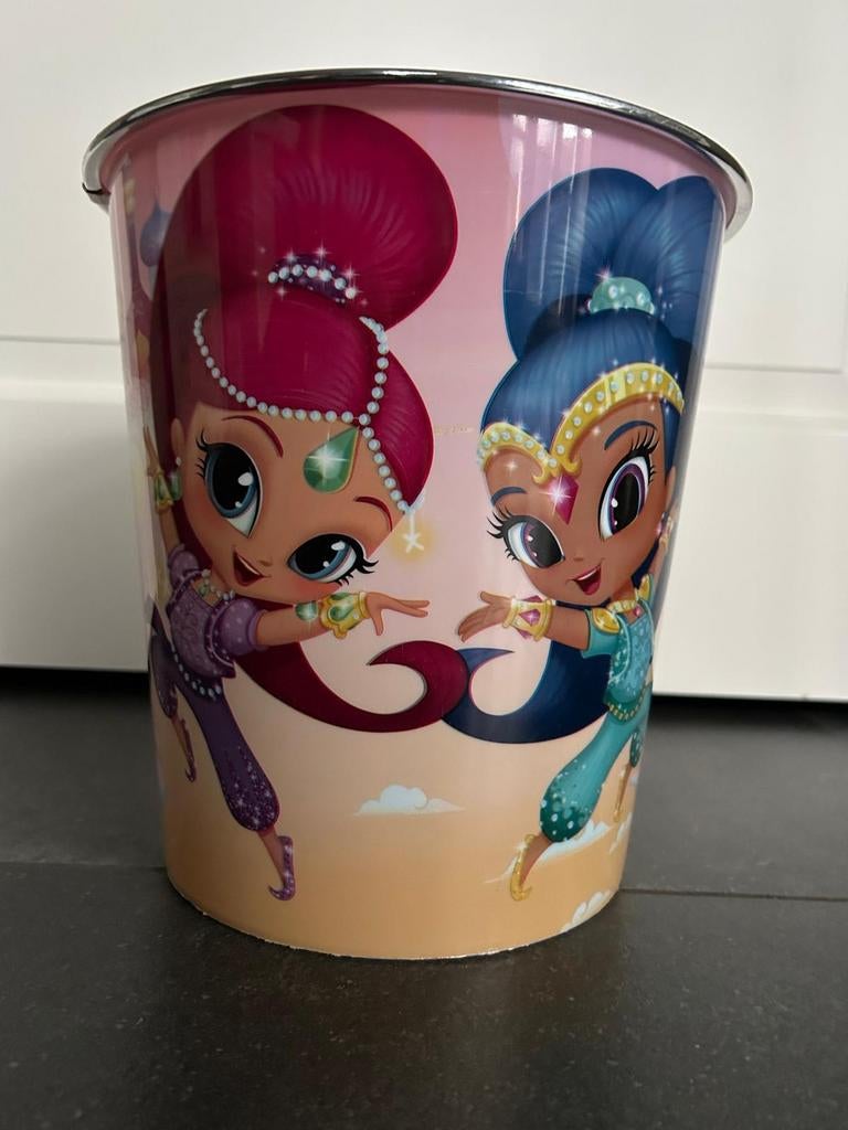 Shimmer & Shine Opbergemmer / Prullenbak, Ophalen of Verzenden, Zo goed als nieuw, Meisje