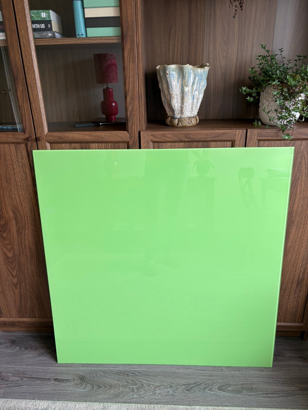Glazen schrijfbord groen, Ophalen, Zo goed als nieuw, Overige typen