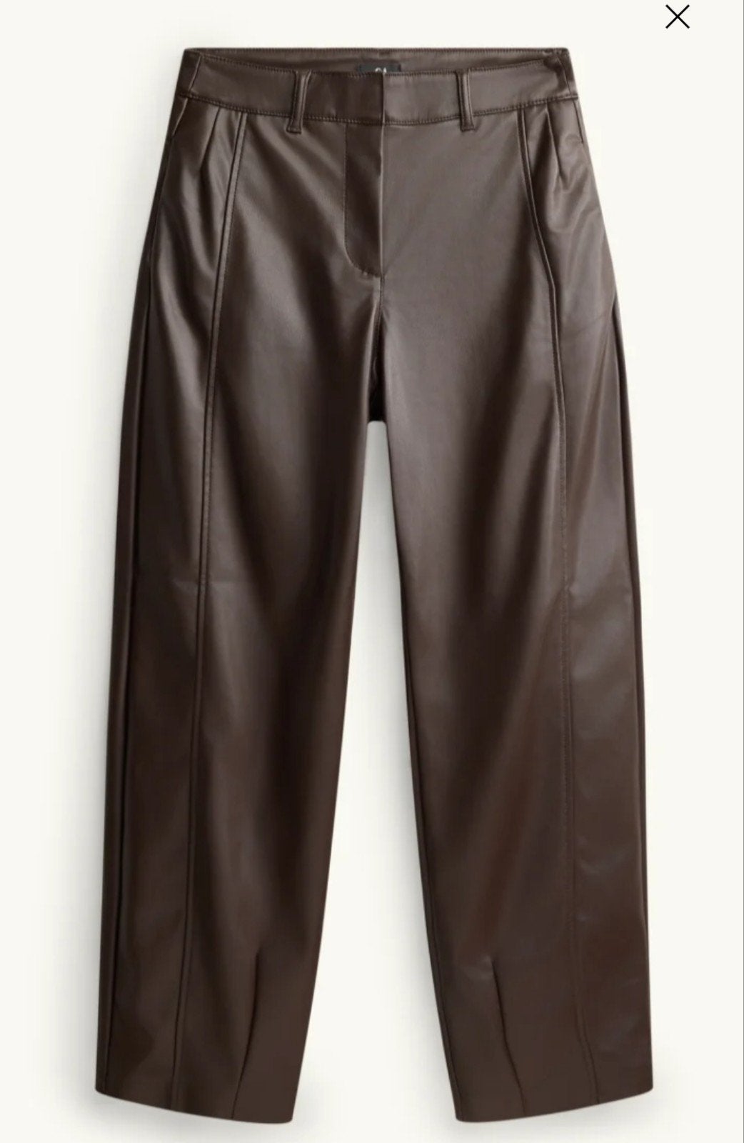 imitatie leren broek bruin CenA, Ophalen, Bruin, Maat 42/44 (L), Zo goed als nieuw
