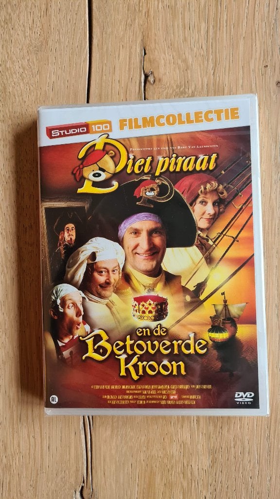 Dvd Piet Piraat en de betoverde kroon, Alle leeftijden, Ophalen, Nieuw in verpakking