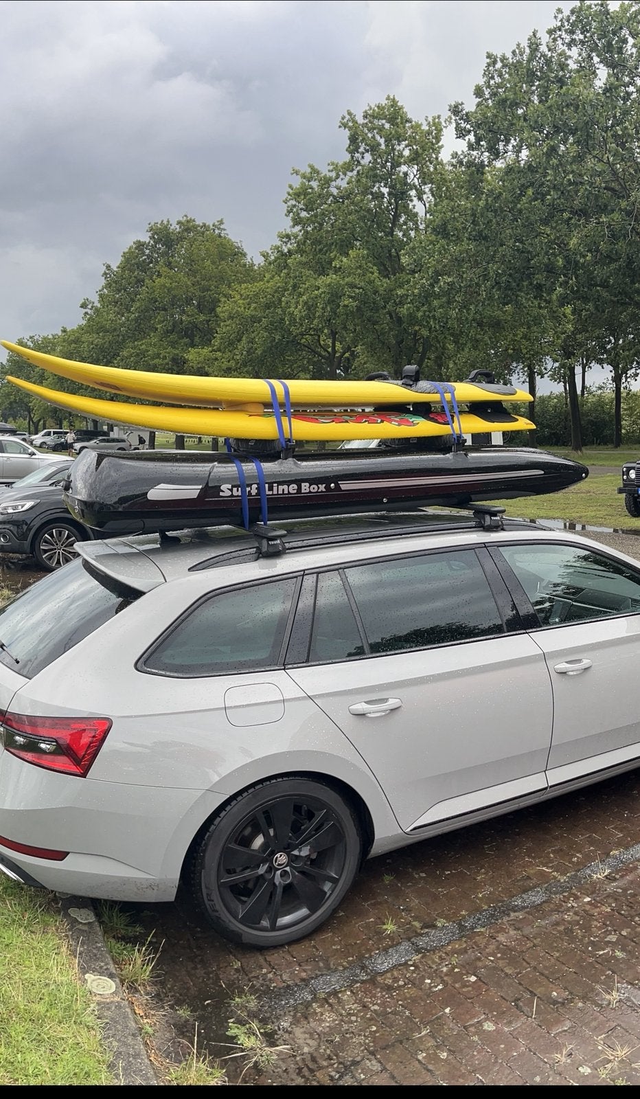 Originele surfline box. 260x80x35, Ophalen, Zo goed als nieuw