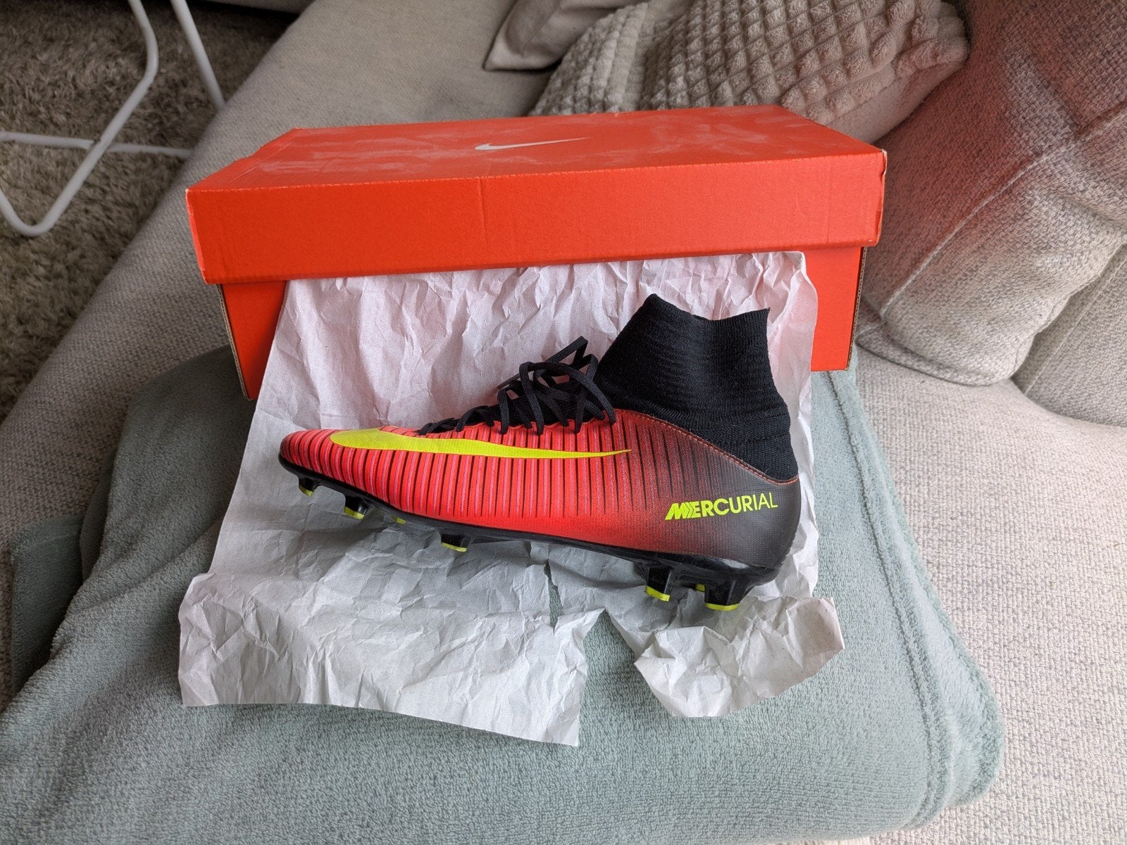 Nike JR Mercurial Victory VI DF FG – Maat 37.5 (Zo goed als, Sport en Fitness, Maat M, Ophalen of Verzenden, Zo goed als nieuw