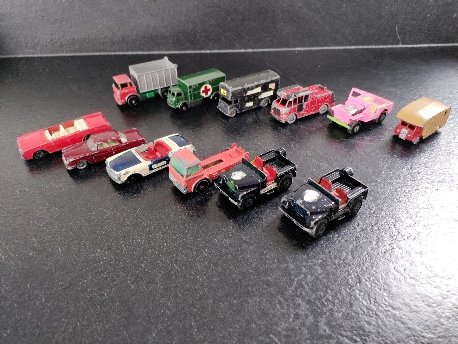 Lesney speelgoedauto's - Diverse modellen, Ophalen of Verzenden, Gebruikt, Auto