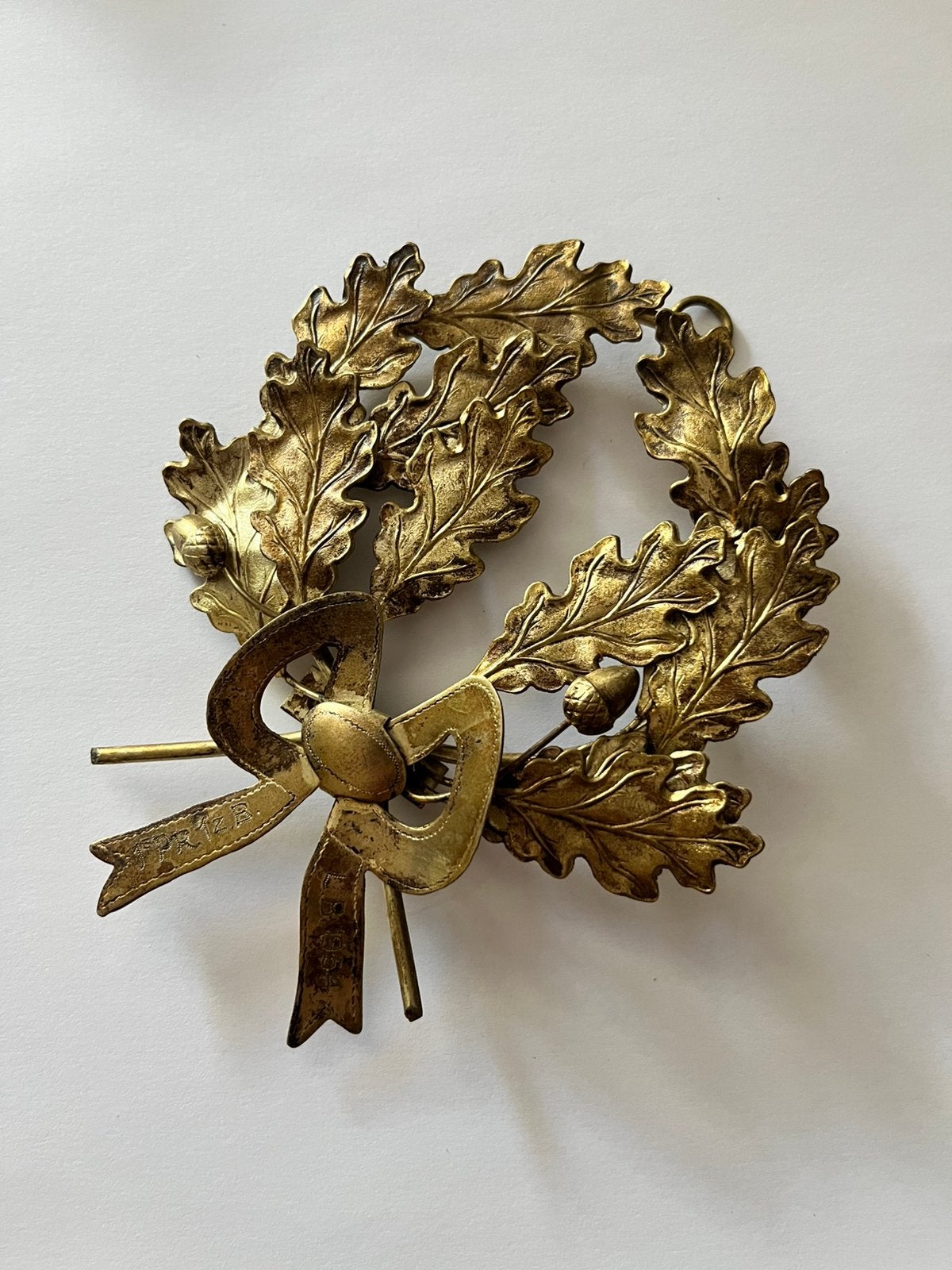 Decoratieve krans gilde, Overige materialen, Gebruikt, Ophalen of Verzenden, Zilver