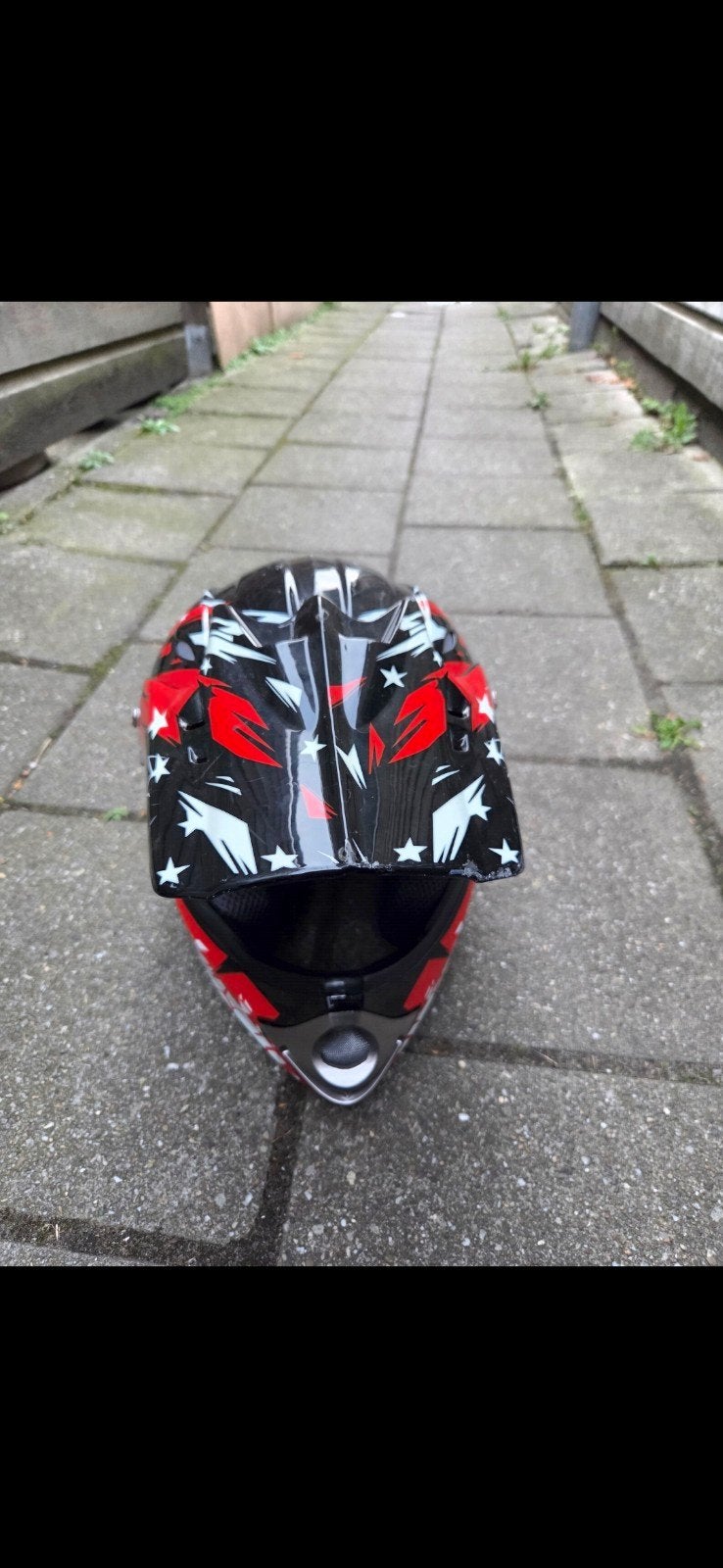 cross helm kind, Motoren, Kinderen, Offroadhelm, Tweedehands, Ophalen