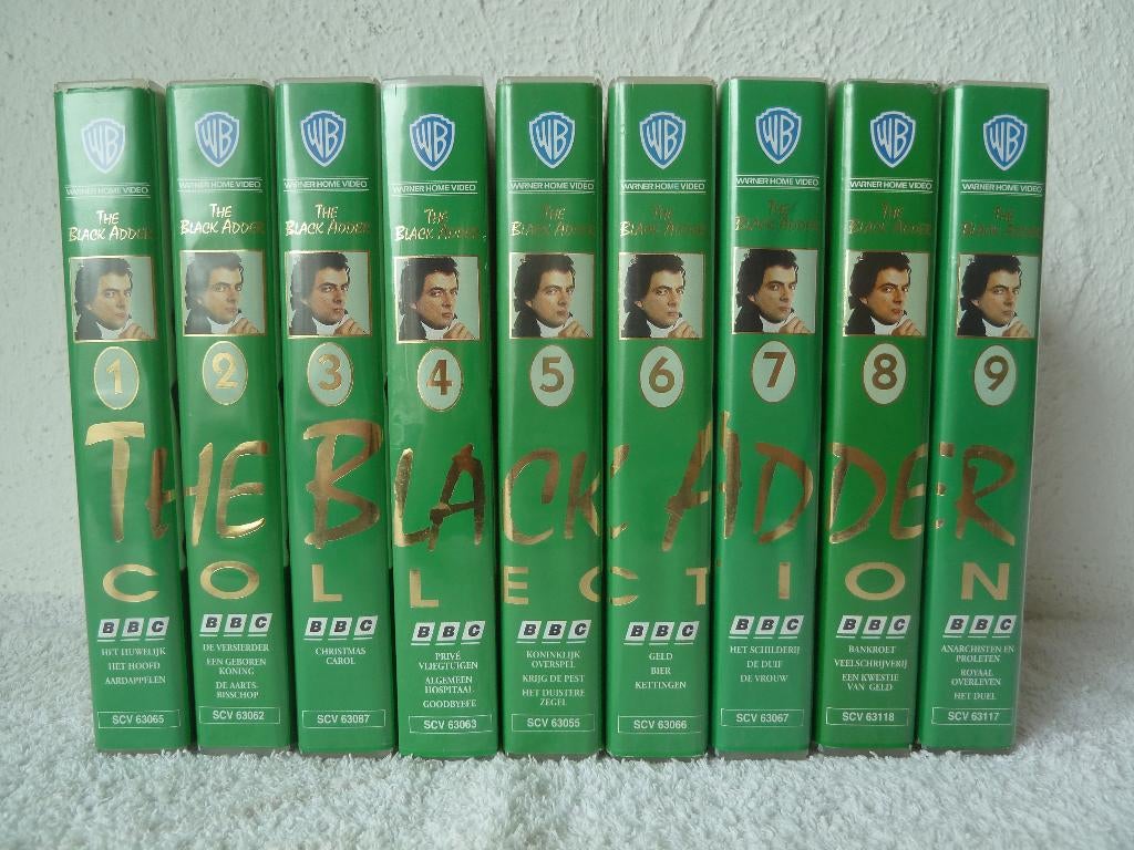 The Black Adder Collection op VHS, Audio, Tv en Foto, Videospelers, Ophalen of Verzenden, Zo goed als nieuw, Videoband