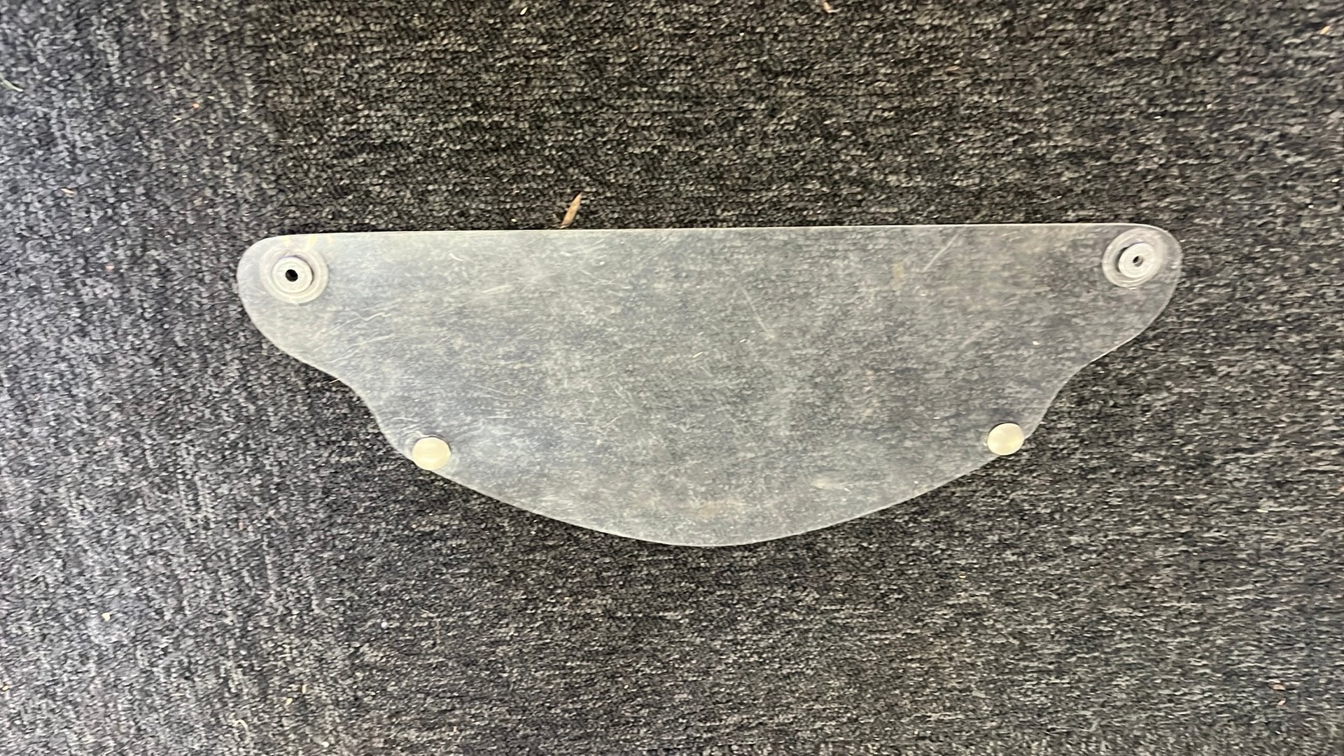 Oud vizier van motorhelm; onbekend welk merk, Ophalen of Verzenden, Tweedehands, Integraalhelm, Overige merken