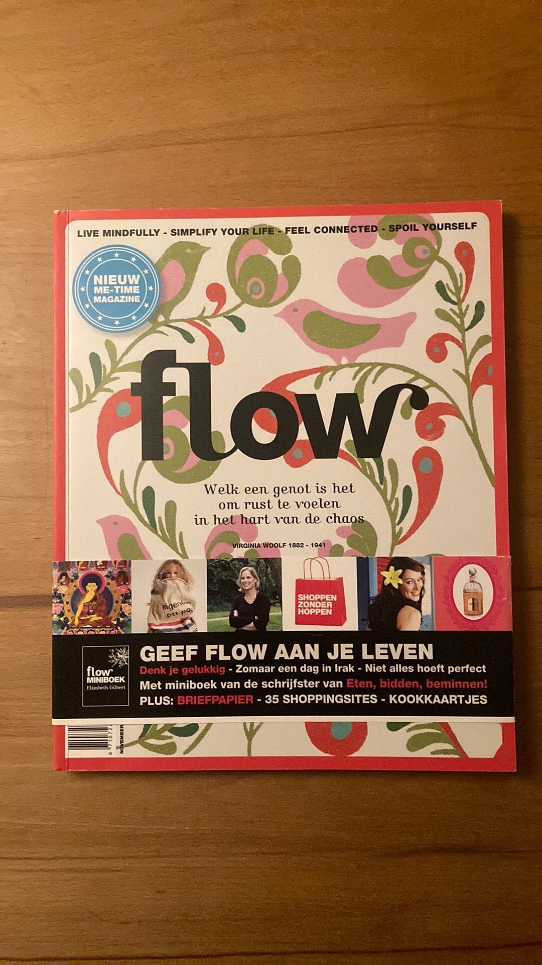 Flow Magazine - Nummer 1, november/december 2008, Boeken, Tijdschriften en Kranten, Ophalen of Verzenden, Zo goed als nieuw, Glossy
