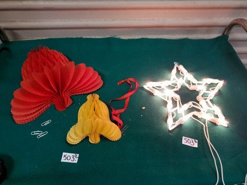 503 ],  kerstbellen retro papier, Ophalen of Verzenden, 'T Olde Gre-j, Info@toldegrej.nl, Endepoelstraat 20f Didam
