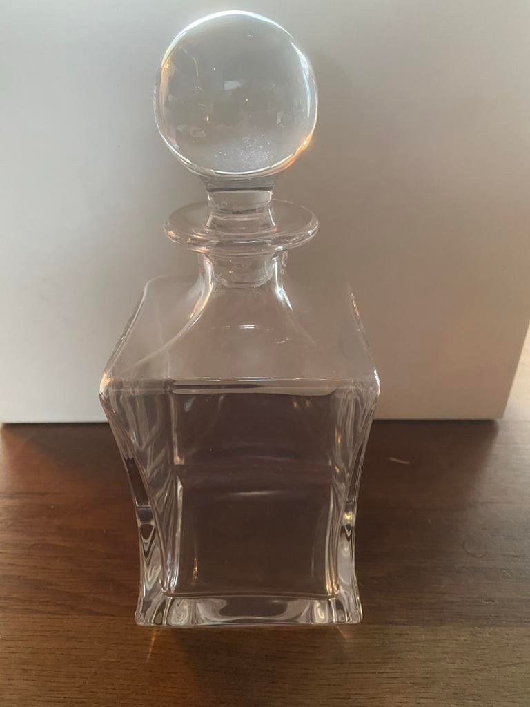 Kristallen whiskey karaf met bolvormige stop, Ophalen