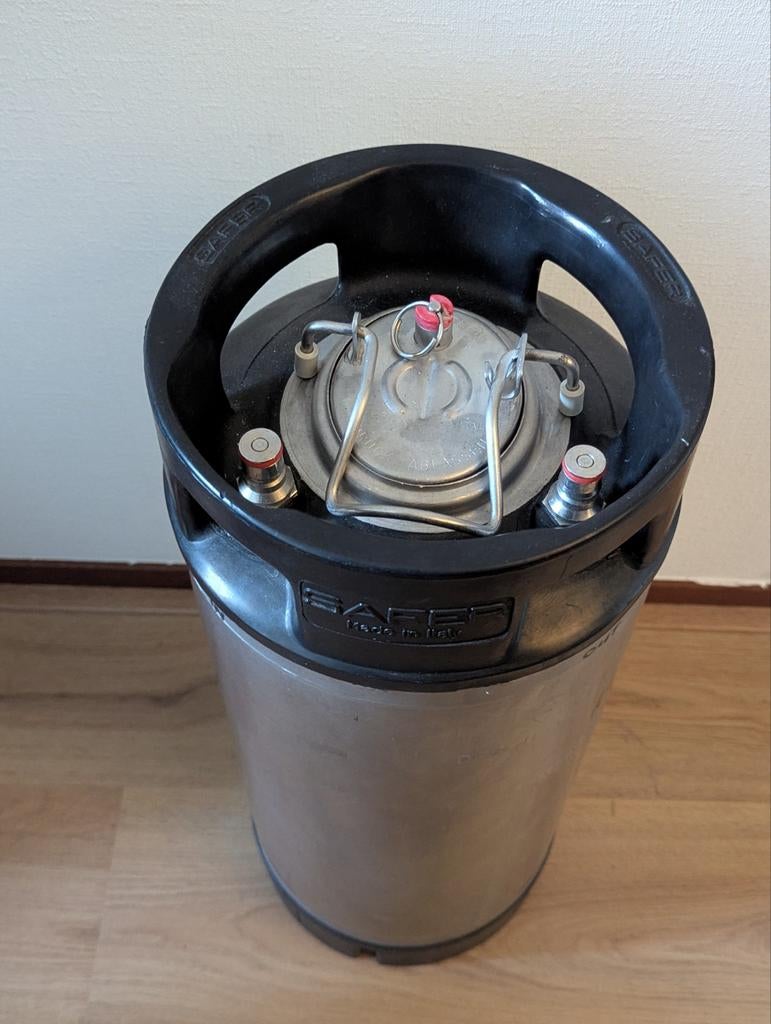 Soda keg 19 liter, Ophalen, Gebruikt, Rvs, Minder dan 50 cm