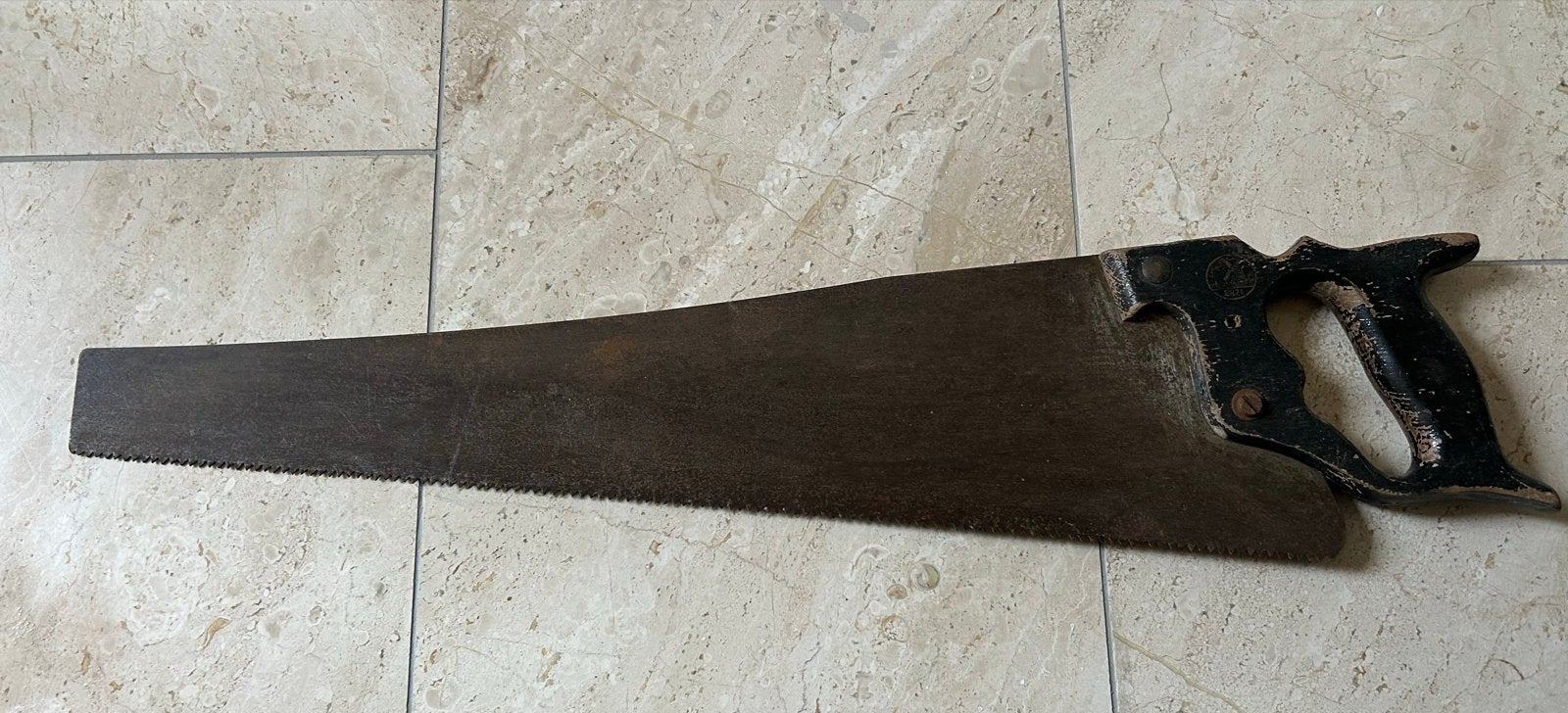 Vintage Enzi Handzaag - Decoratief of voor de verzamelaar, Ophalen of Verzenden, Gebruikt, Zaag, Overige merken