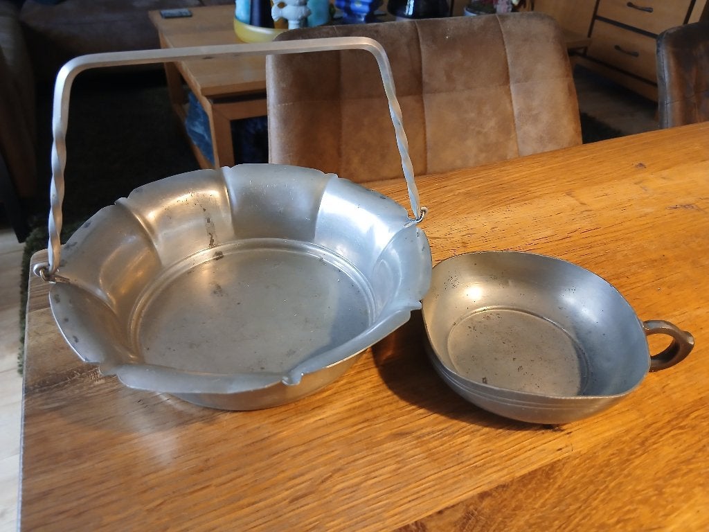 Vintage tinnen woonaccessoires, Ophalen of Verzenden