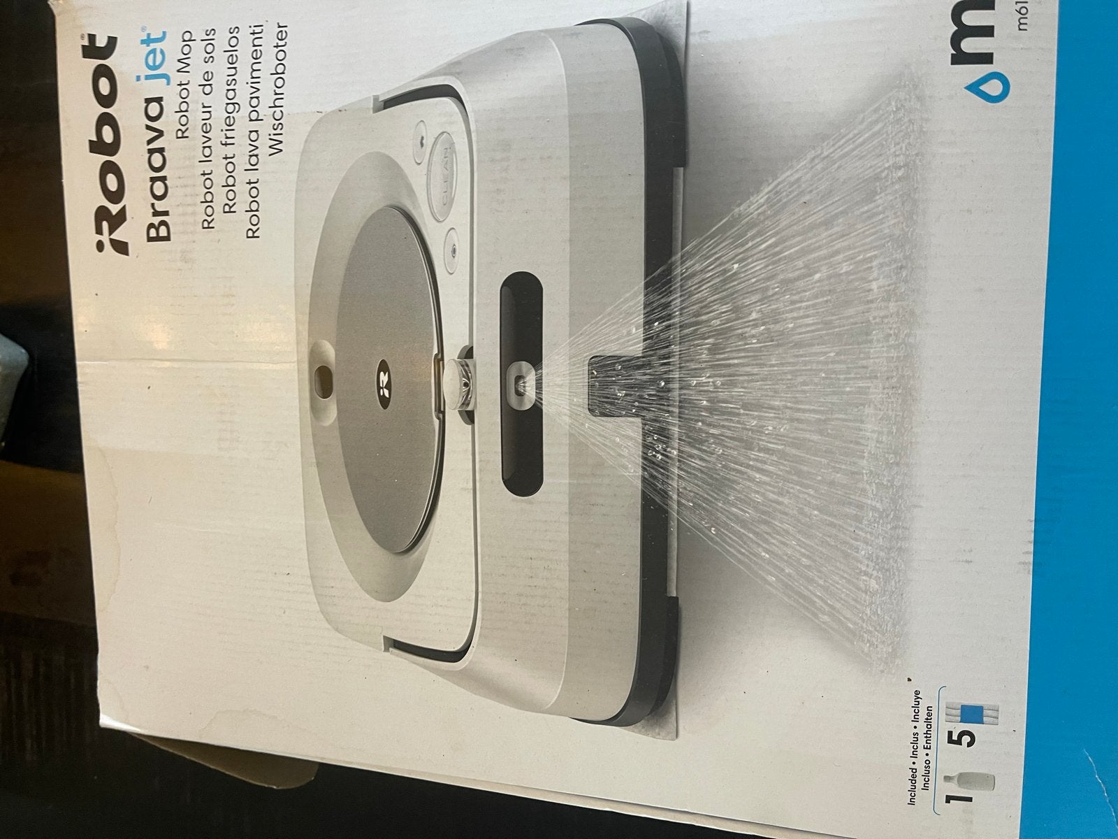 iRobot Braava Jet 240 Robot Dweilrobot met 3 extra dweildoek, Witgoed en Apparatuur, Stofzuigers, Zo goed als nieuw, Robotstofzuiger