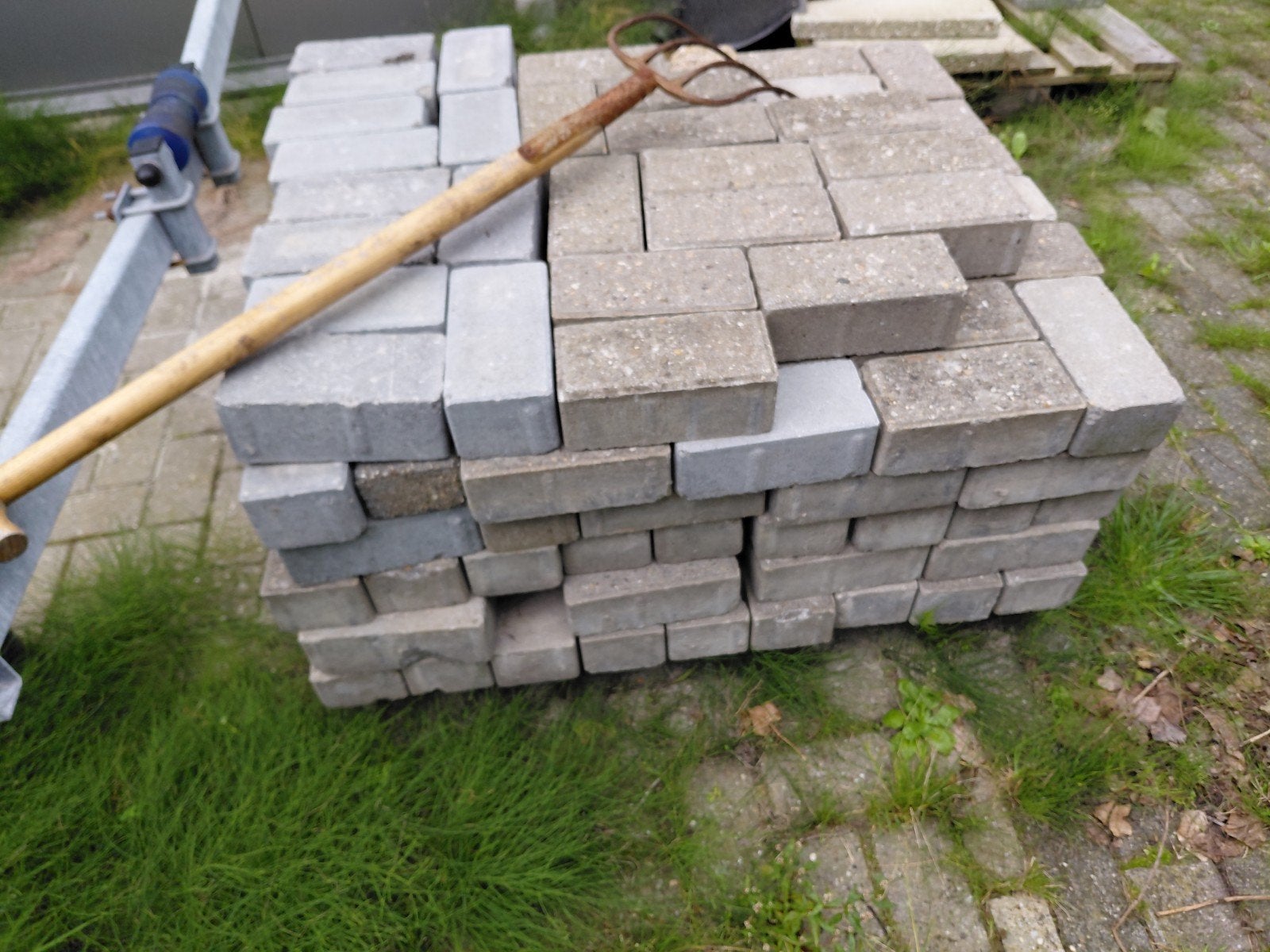 klinkers, Ophalen, Gebruikt, Beton, Klinkers