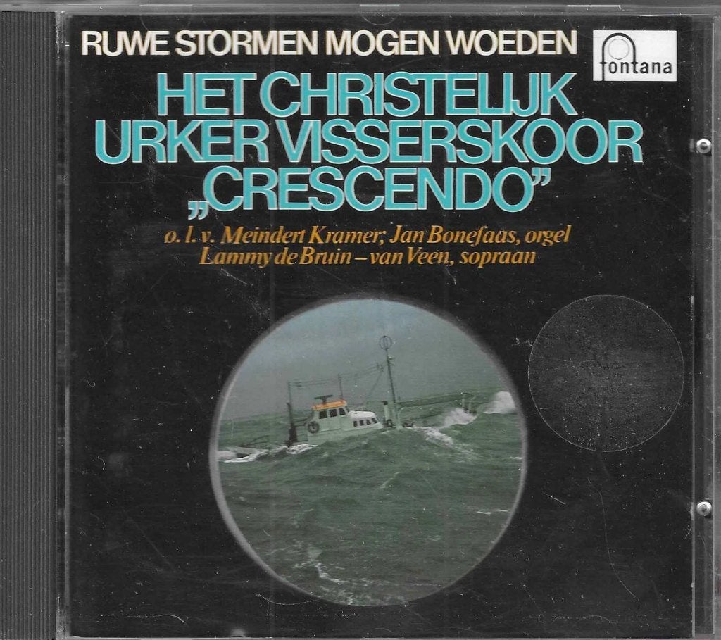 Chr. Urker Visserskoor Crescendo - Ruwe stormen mogen woeden, Cd's en Dvd's, Cd's | Religie en Gospel, Ophalen of Verzenden, Zo goed als nieuw