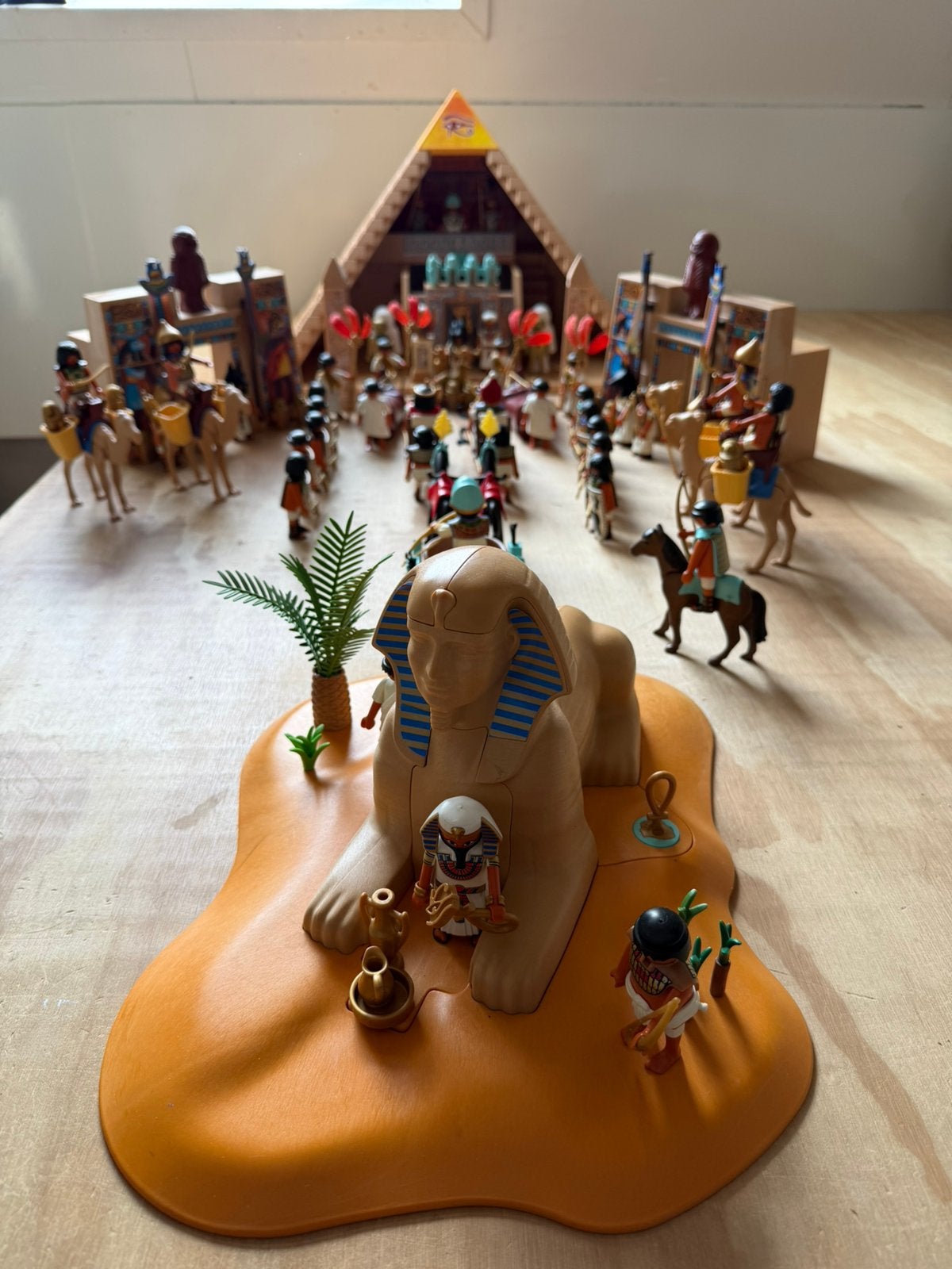 Playmobil Egypte Pyramide Sphinx Tempel xxl, Kinderen en Baby's, Ophalen of Verzenden, Zo goed als nieuw
