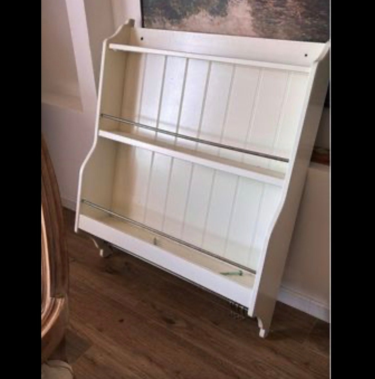 GEZOCHT: Ikea Tornviken bordenrek - Wit, Huis en Inrichting, Gebruikt, Bordenrek, Hout, IKEA
