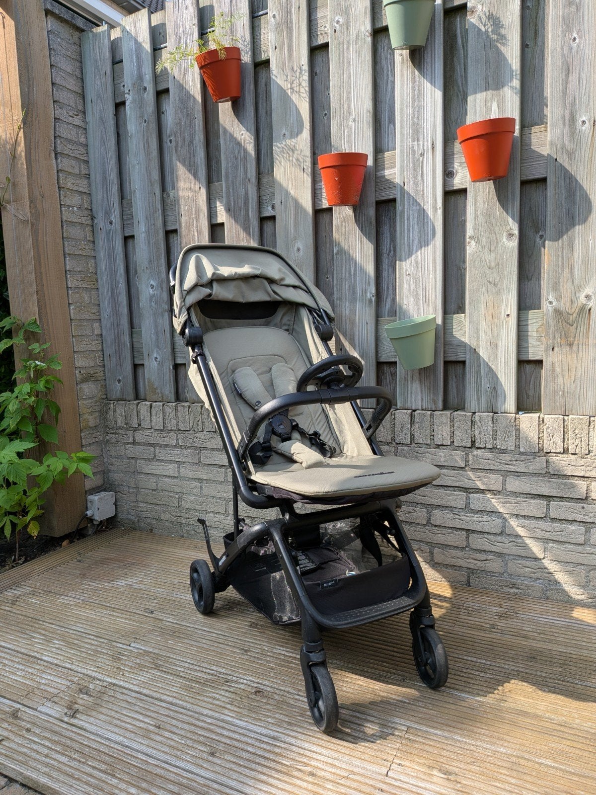 Easywalker Miley2 Buggy Sage Green, Ophalen, Zo goed als nieuw, Overige merken, Verstelbare rugleuning