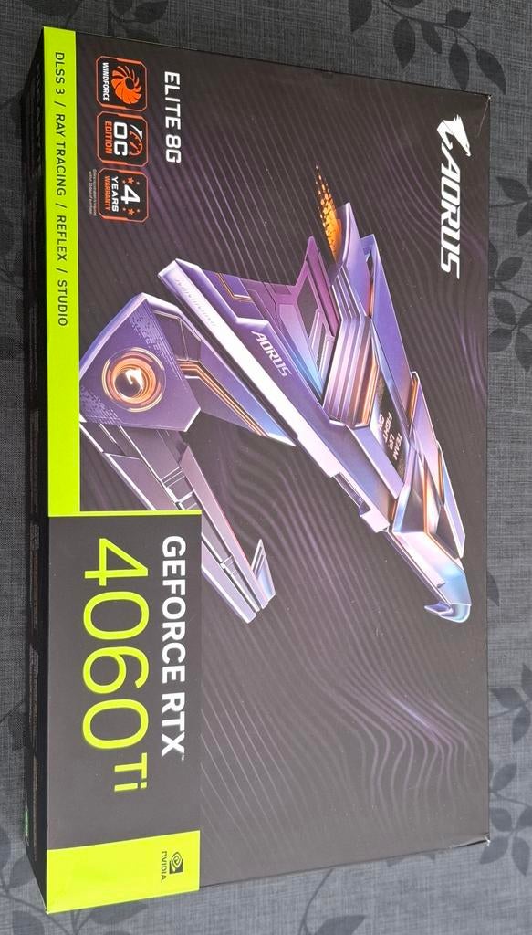NVIDIA GeForce RTX 4060 Ti AORUS – Zo goed als nieuw, Computers en Software, Videokaarten, Ophalen of Verzenden, Zo goed als nieuw