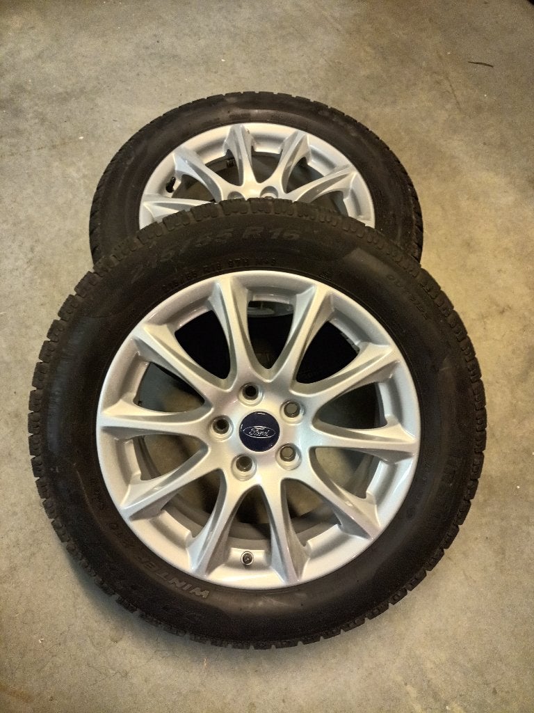 Set winterbanden met velgen, Ophalen, 16 inch, Banden en Velgen, Winterbanden