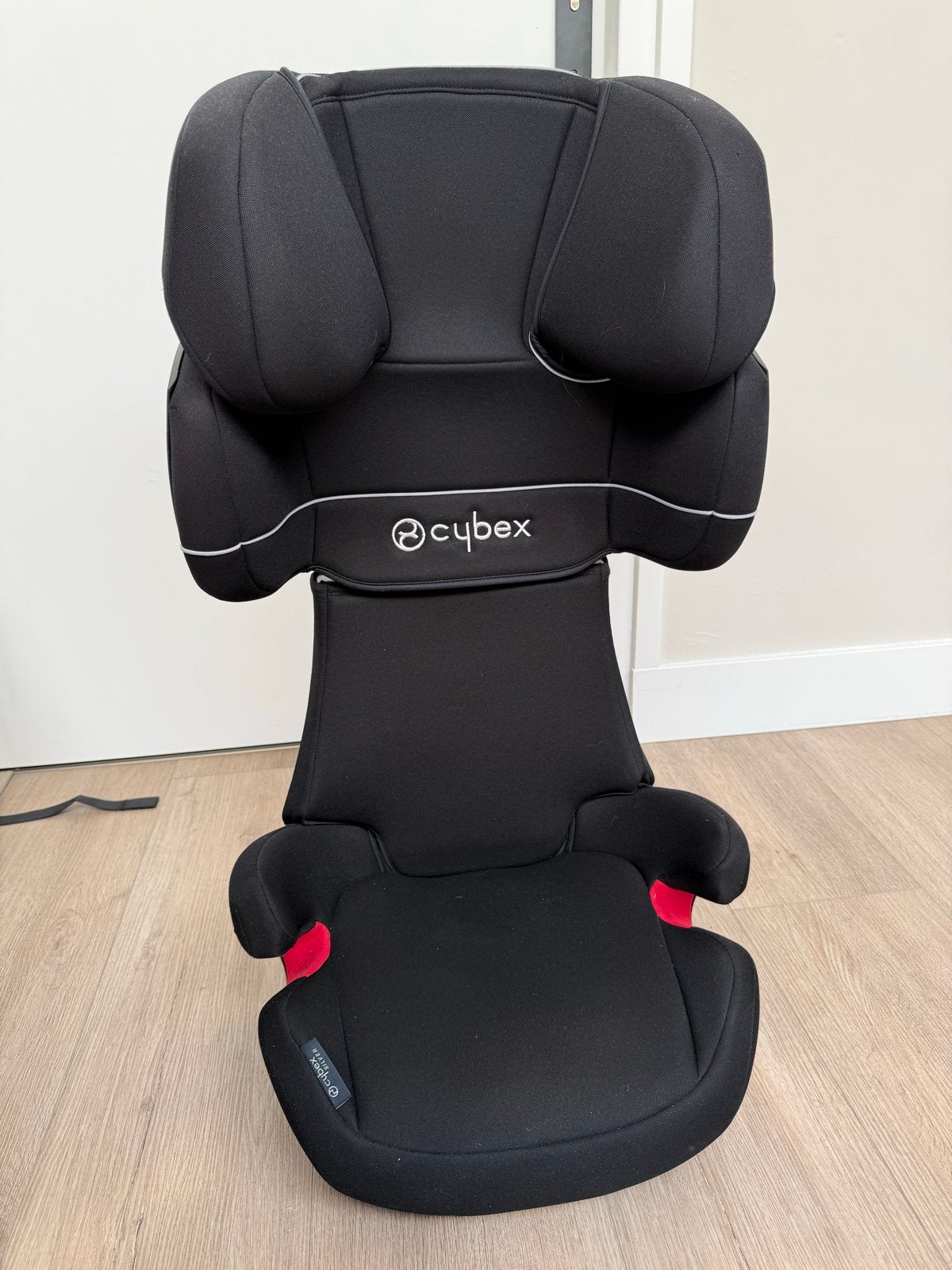 Cybex Solution X-fix autostoel 15-36 kg Pure black, Autogordel of Isofix, 15 t/m 36 kg, Verstelbare rugleuning, Zo goed als nieuw