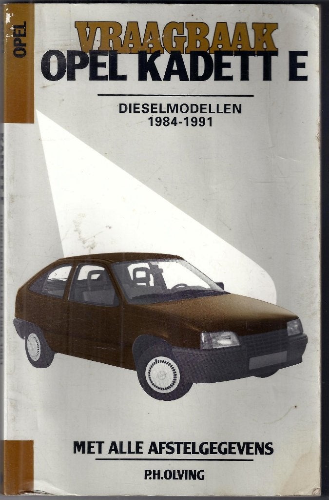 Bo11703 vraagbaak opel kadett e dieselmodellen 1984 - 1991, Ophalen of Verzenden