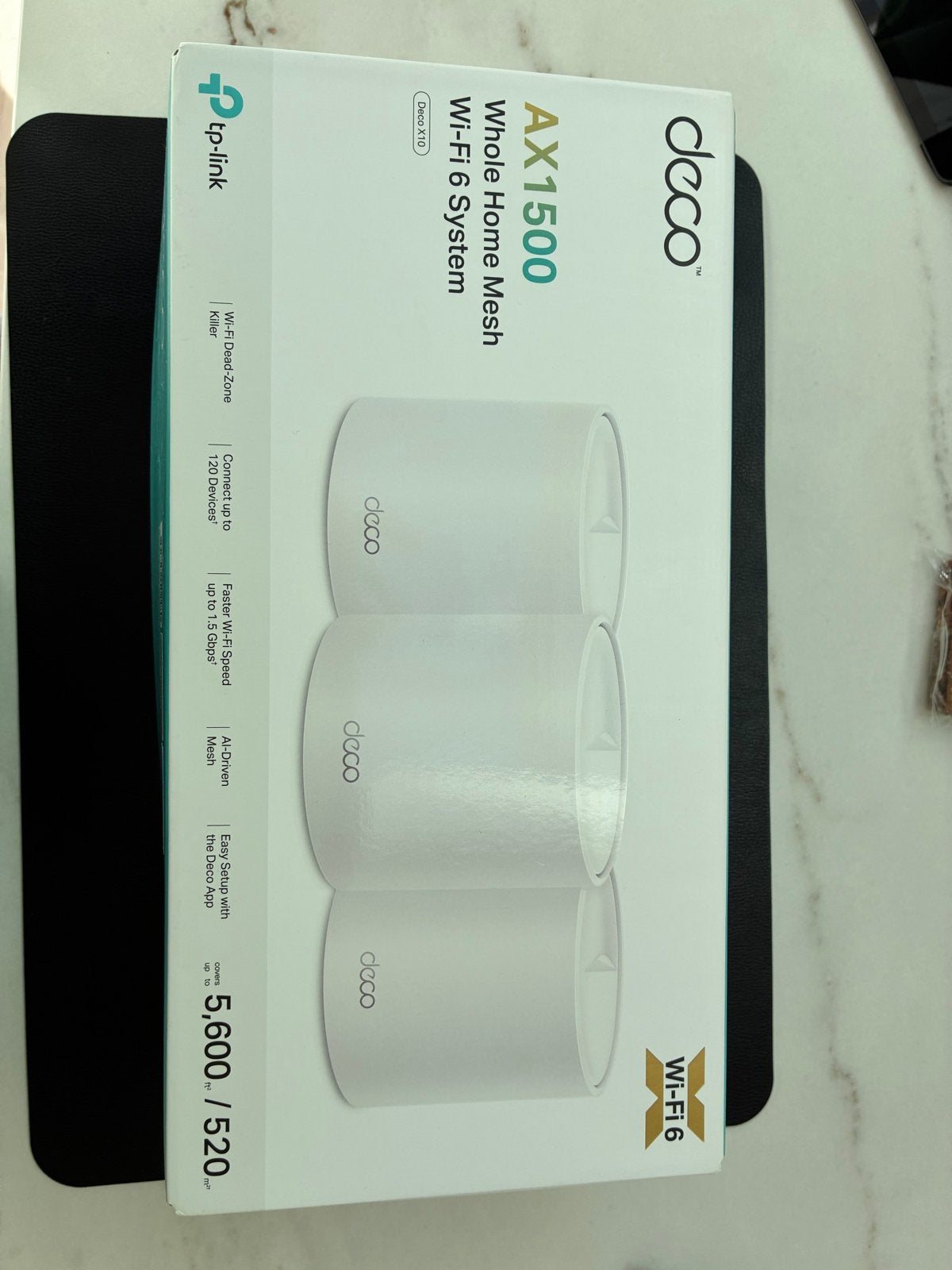 TP-Link Deco X10 AX1500 Whole Home Mesh Wi-Fi 6 Systeem, Ophalen of Verzenden, Zo goed als nieuw, Router