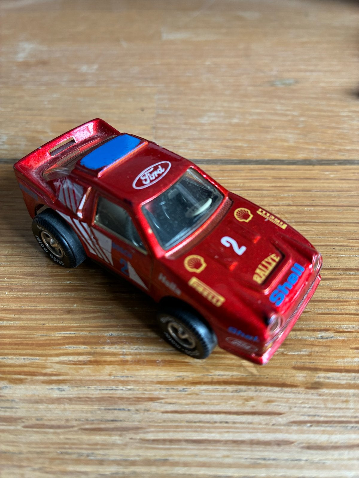 Vintage Ford RS 200 Rally Auto Speelgoedauto (W. Germany), Kinderen en Baby's, Speelgoed | Speelgoedvoertuigen, Ophalen of Verzenden