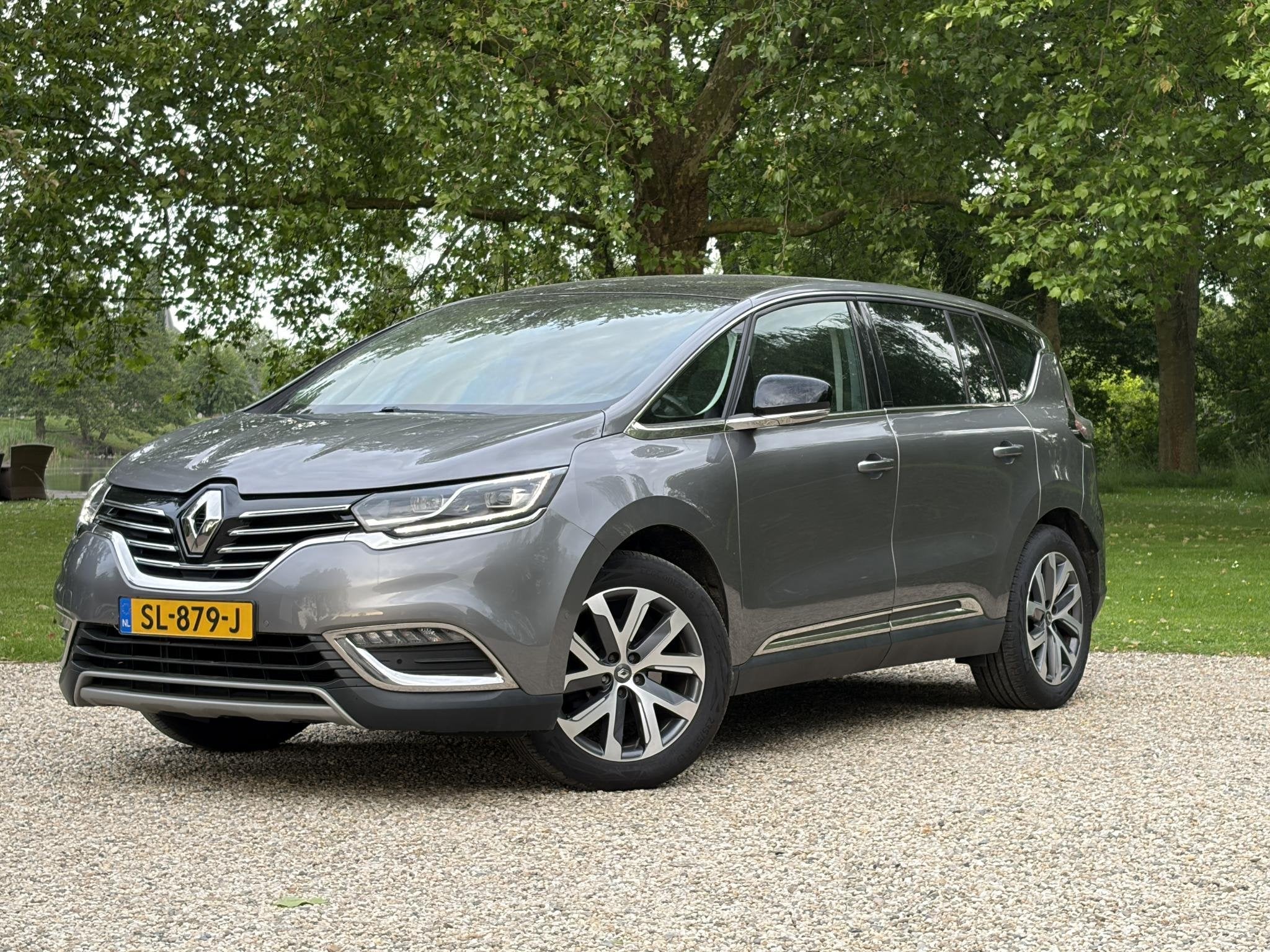 Renault Espace 1.6 dCi Initiale 7P Automaat, Pano, Leer, Tre, Auto's, Renault, Dealer onderhouden, Automatische klimaatregeling