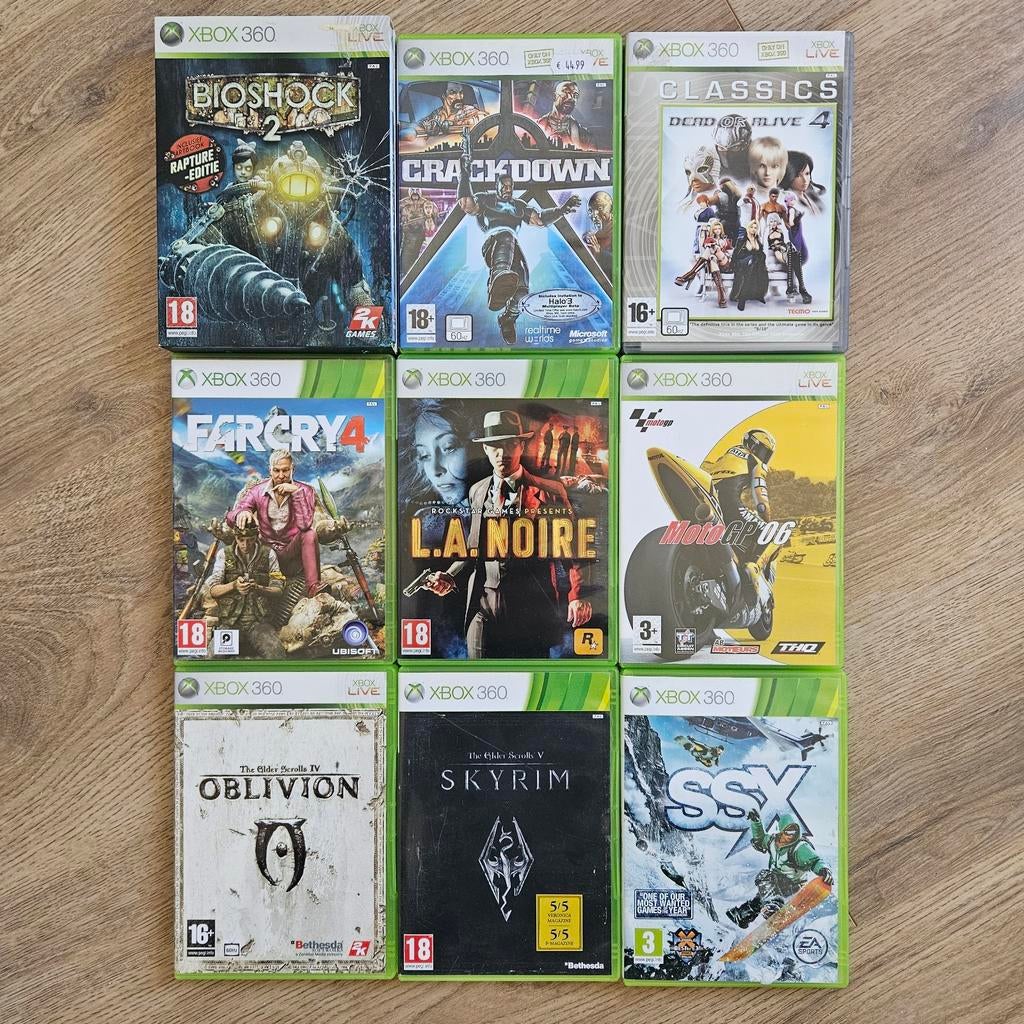Xbox 360 Games: Bioshock 2, Far Cry 4, L.A. Noire, Skyrim, Online, Gebruikt, Vanaf 18 jaar, Overige genres