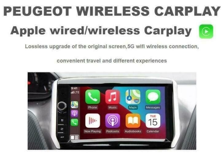 Peugeot 2008 508 3008 draadloos apple carplay / android auto, Ophalen of Verzenden, Nieuw