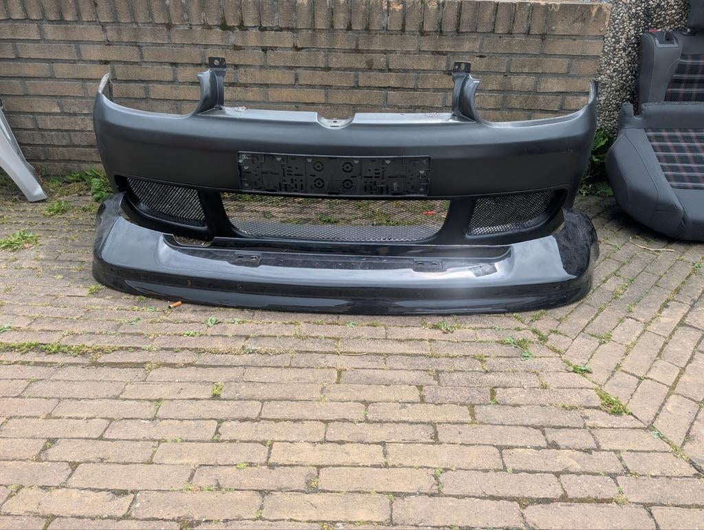 Bumper lip achter golf 4 lc9z met sensor, Ophalen