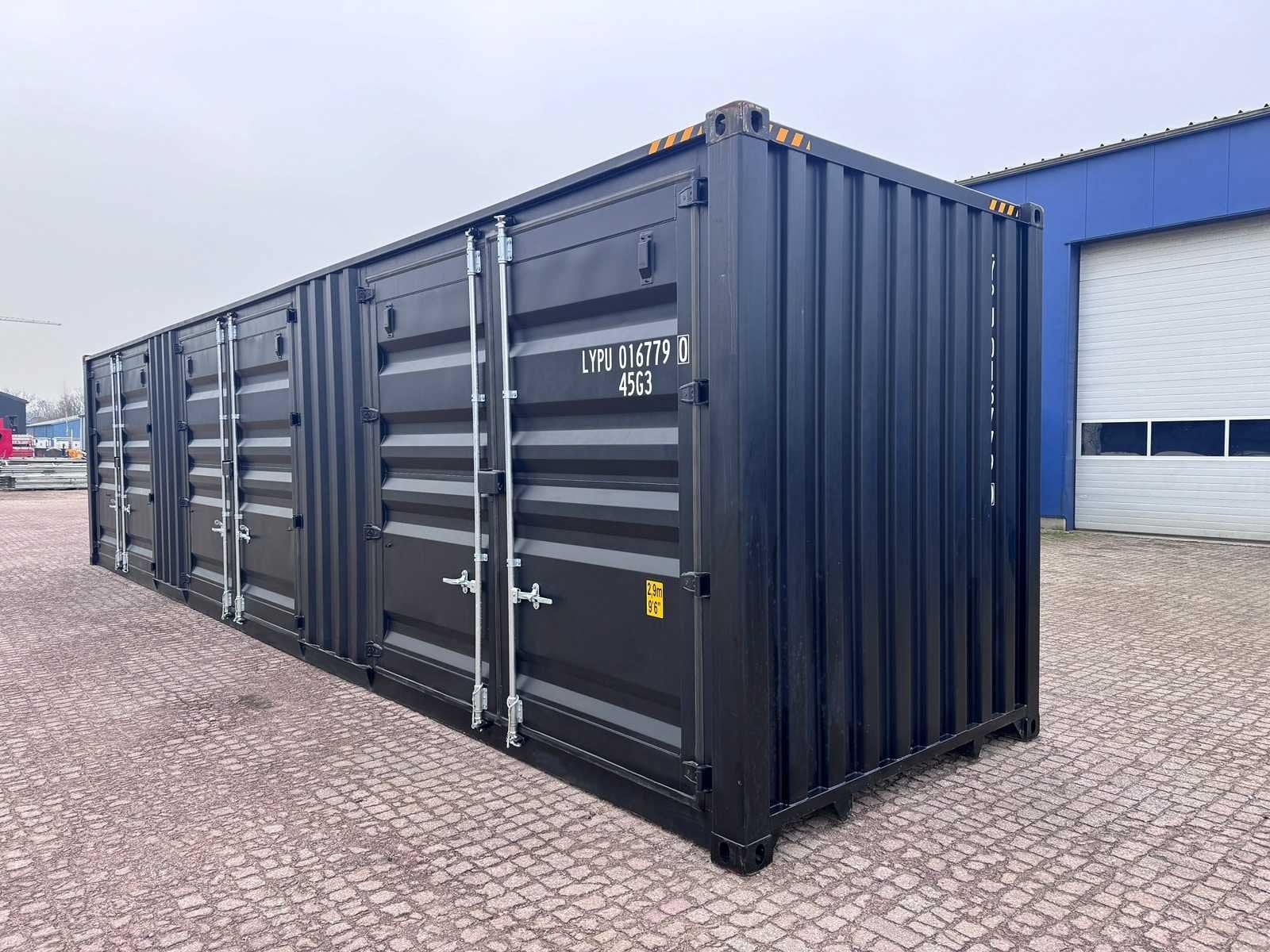 40ft High Cube HQ / 12 meter Opslagcontainer met 3 zijdeuren, Zakelijke goederen, Machines en Bouw | Keten en Containers