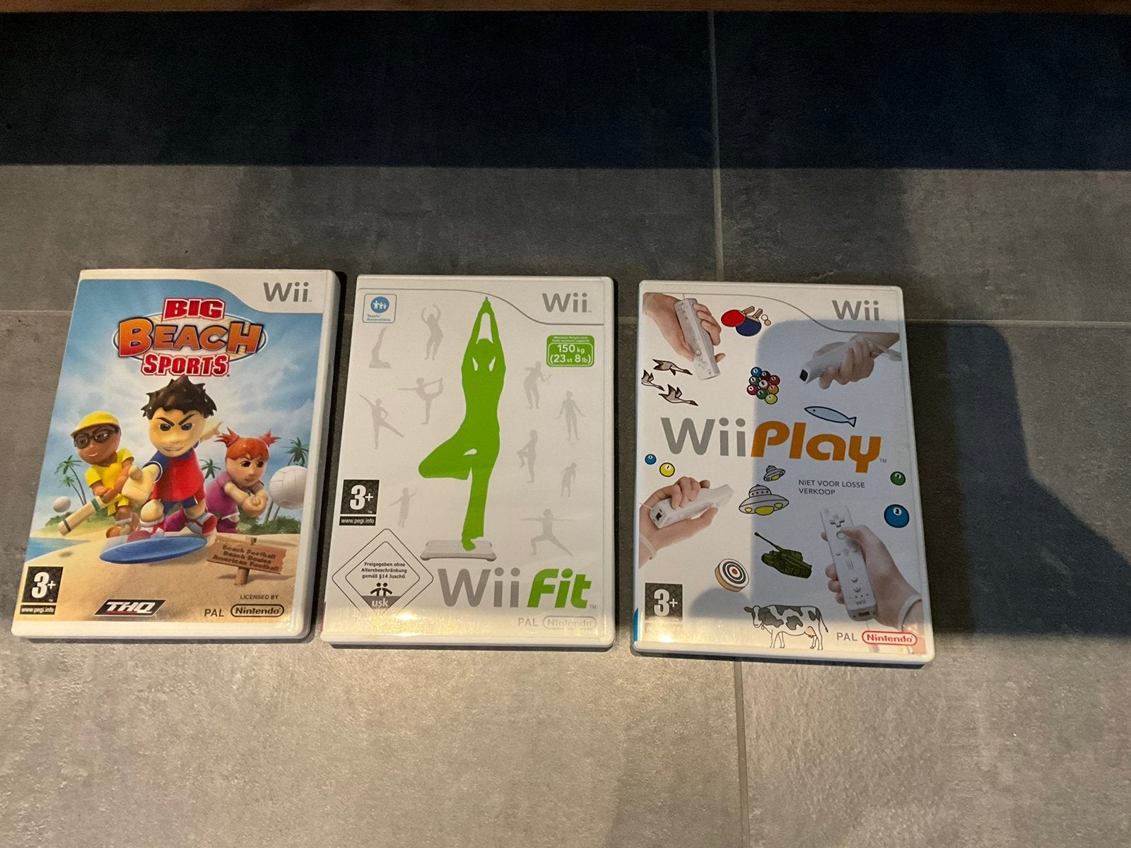 Set van 3 wii spellen, Spelcomputers en Games, 1 speler, Ophalen of Verzenden, Gebruikt, Vanaf 3 jaar