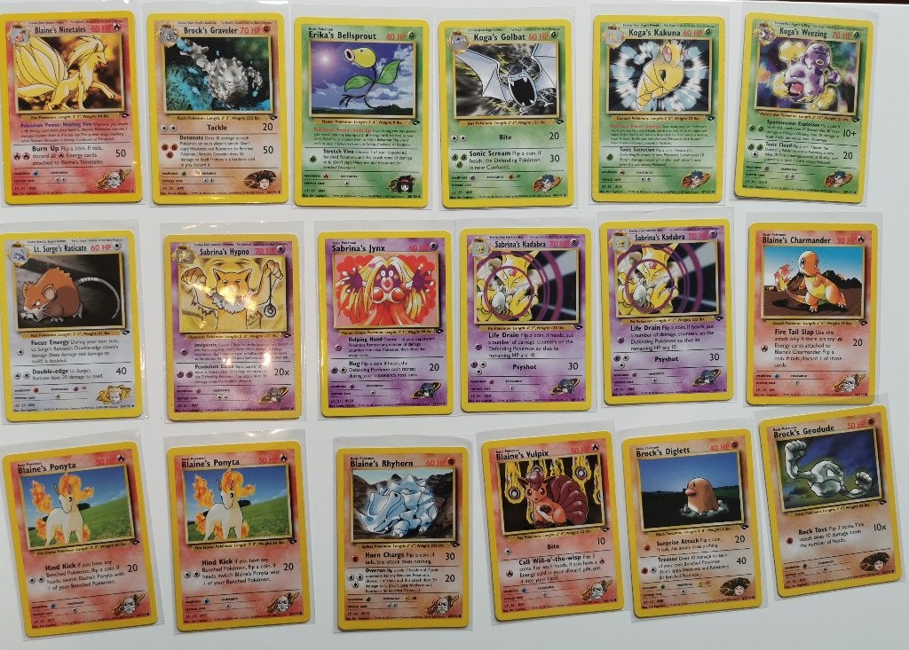 Foto 10 van Pokemon Gen 1 t/m 3. Losse verkoop, zie beschrijving.