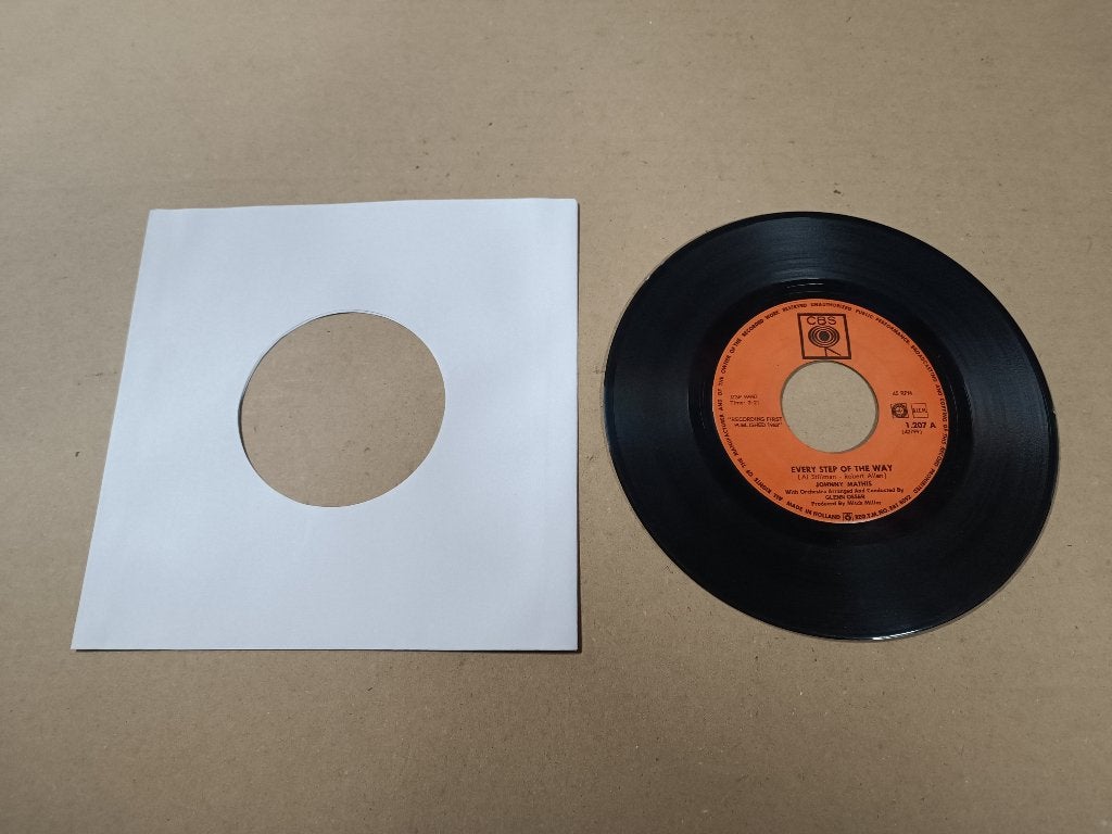 Single: Johnny Mathis - Every step of thr way (1963), Verzenden, Gebruikt, 7 inch, Pop