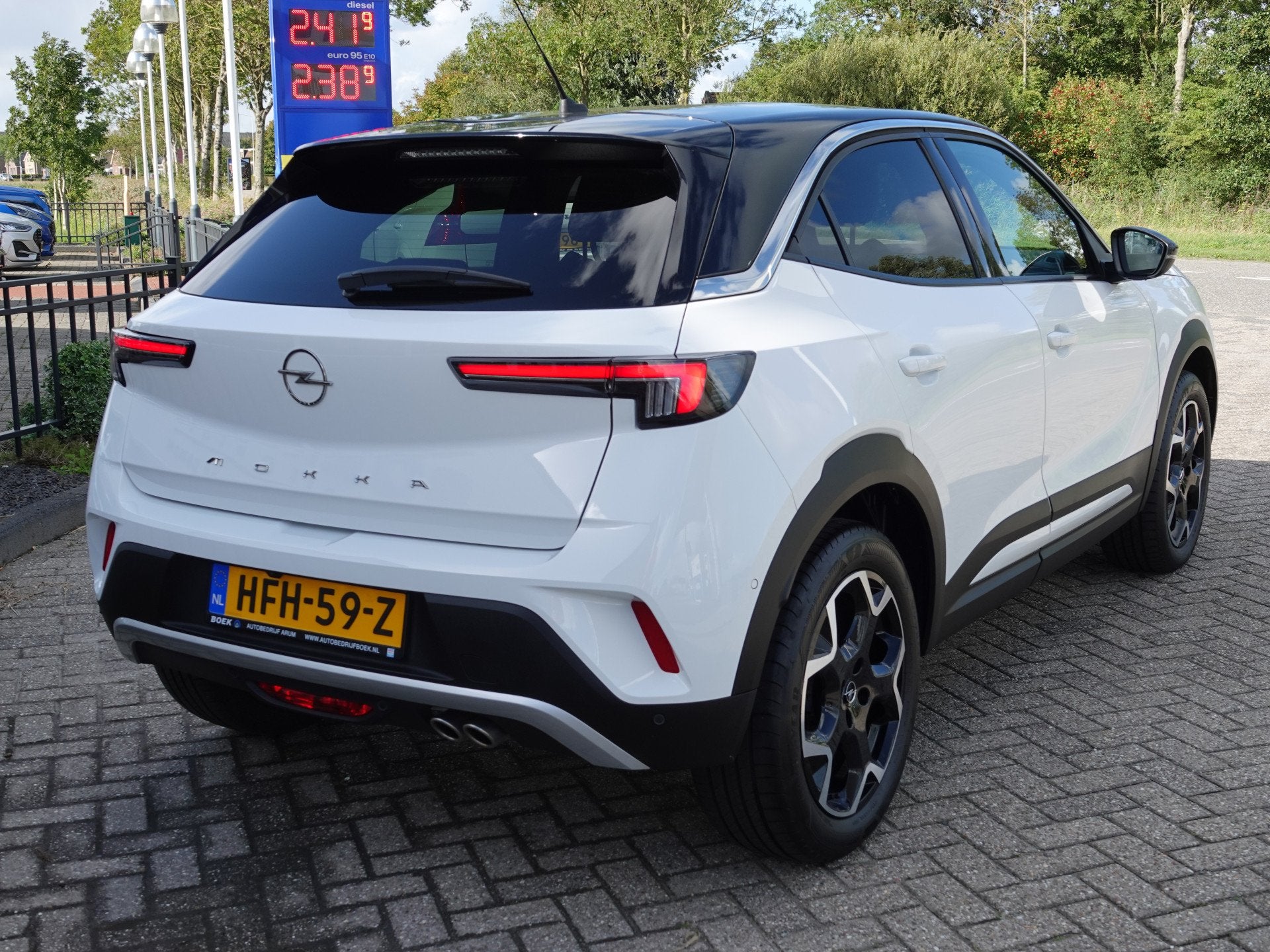 Opel Mokka 1.2 Turbo 130PK Ultimate AUTOM. | H-LEER | TWO-TO, Auto's, 1195 kg, Gebruikt, Euro 6, 1199 cc