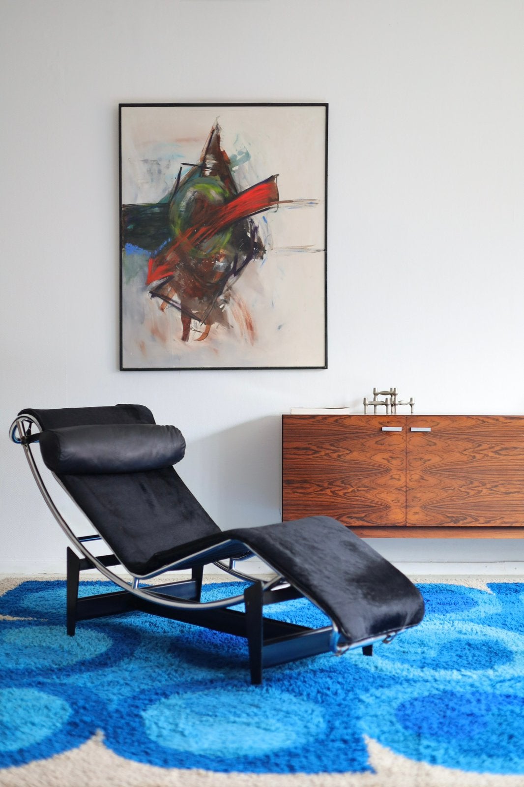 LC4 Chaise longue Cassina, Le Corbusier, Ophalen, Design, Tijdperk, Zo goed als nieuw