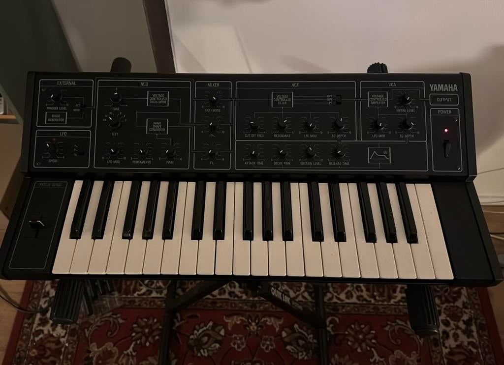 Yamaha CS-5 met Tubbutec + filter + sub mod, Ophalen, Zo goed als nieuw, 61 toetsen, Yamaha