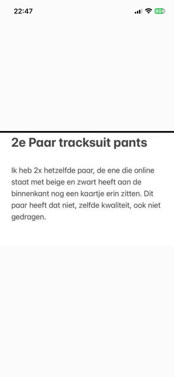 Manière de Voir tracksuit pants - maat S (kijk beschrijving), Verzenden, Nieuw