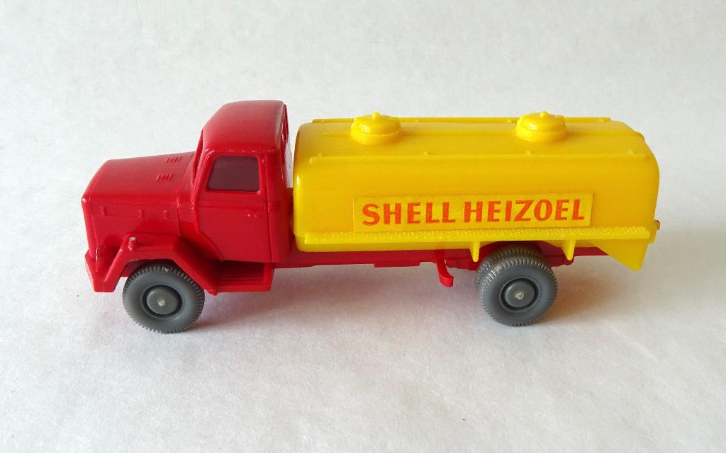 Wiking Magirus Shell tankwagen 1/87, Ophalen of Verzenden, Zo goed als nieuw, Bus of Vrachtwagen, Wiking