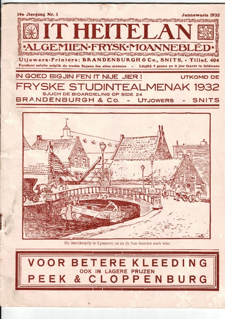 It Heitelan, tijdschrift uit januari 1932, Verzenden, Gelezen, Overige typen