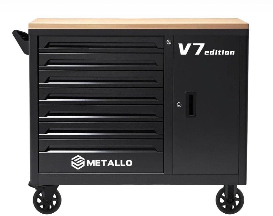 Metallo V7 Gereedschapswagen met volle lade krachtdoppen, Ophalen, G, Nieuw, A