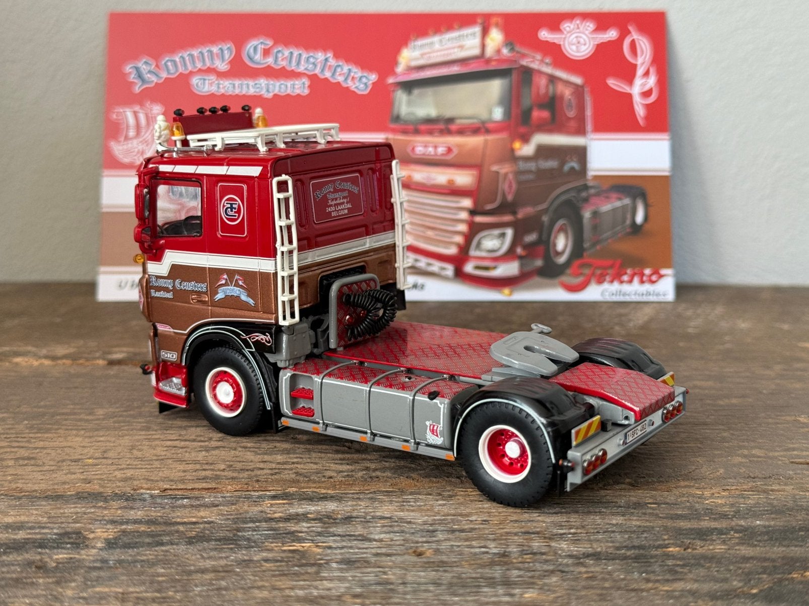 Tekno - DAF XF Ronny Ceusters, Hobby en Vrije tijd, Modelauto's | 1:50, Ophalen of Verzenden, Bus of Vrachtwagen, Tekno