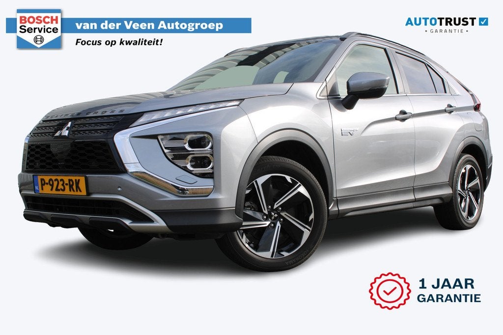 Mitsubishi Eclipse Cross 2.4 PHEV Intense+ | Incl. 12 maande, Auto's, Mitsubishi, 4 cilinders, Leder en Stof, 120 €/maand, Bedrijf